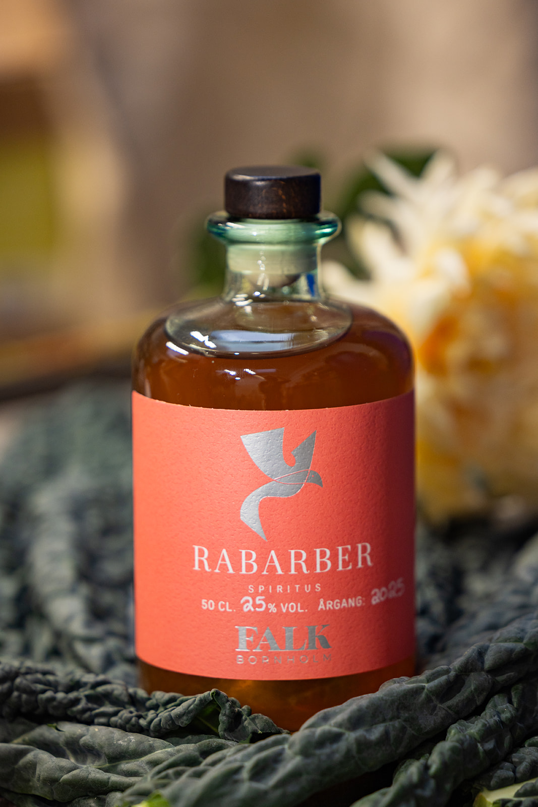 rabarber likør FALK Bornholm 