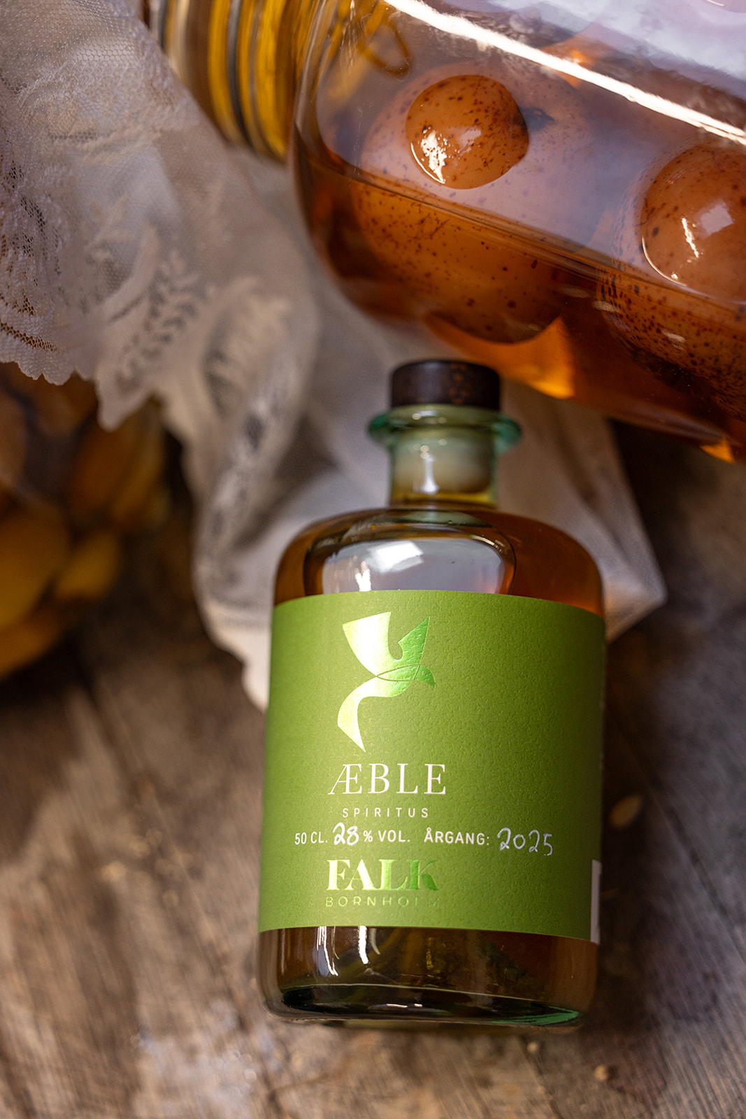 æblielikør fra FALK Bornholm