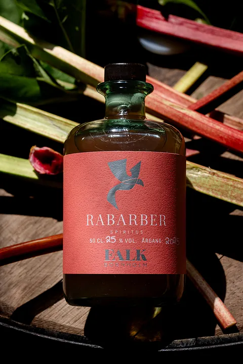 rabarberlikøren fra FALK Bornholm