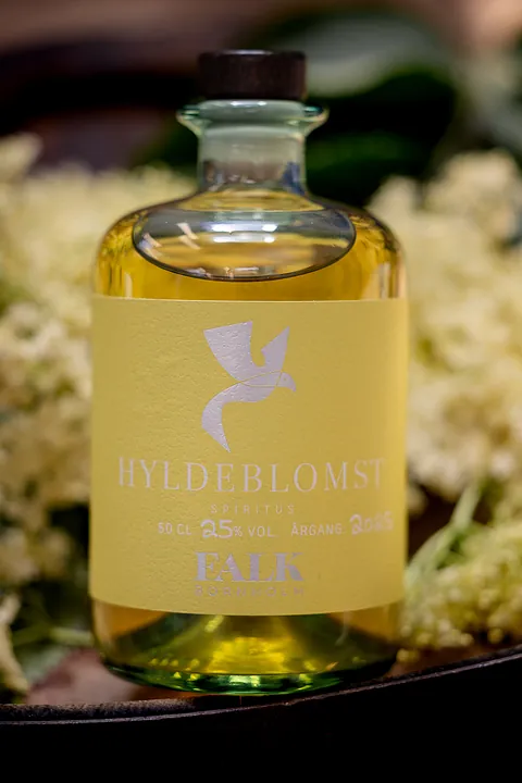 hyldeblomstlikør FALK Bornholm